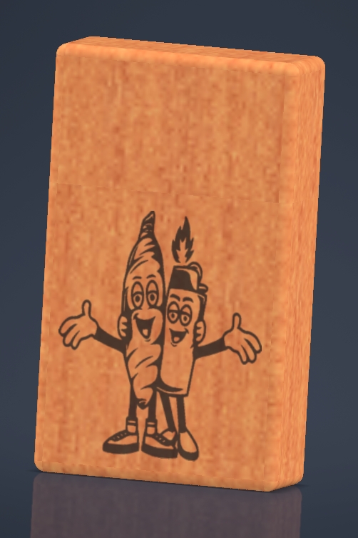 Image of a greenfoxx dugout Lighter & Joint