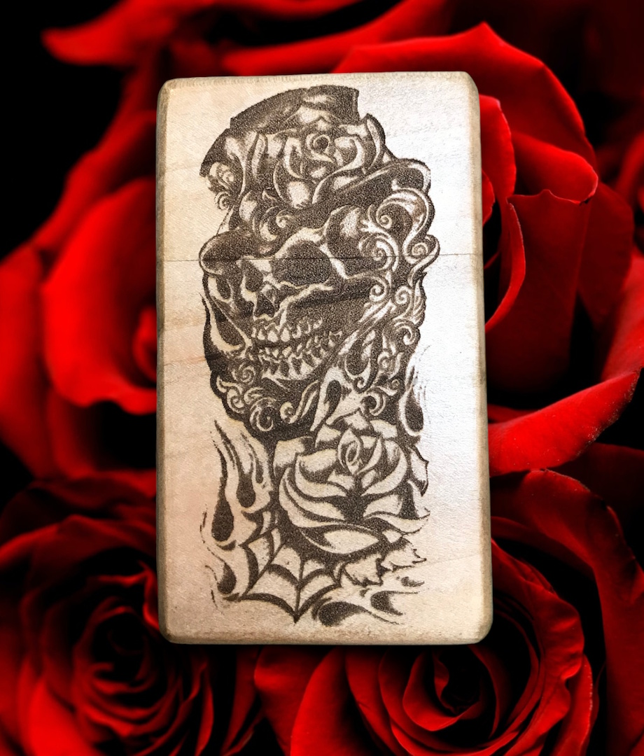 Image of a greenfoxx dugout Skull Tophat