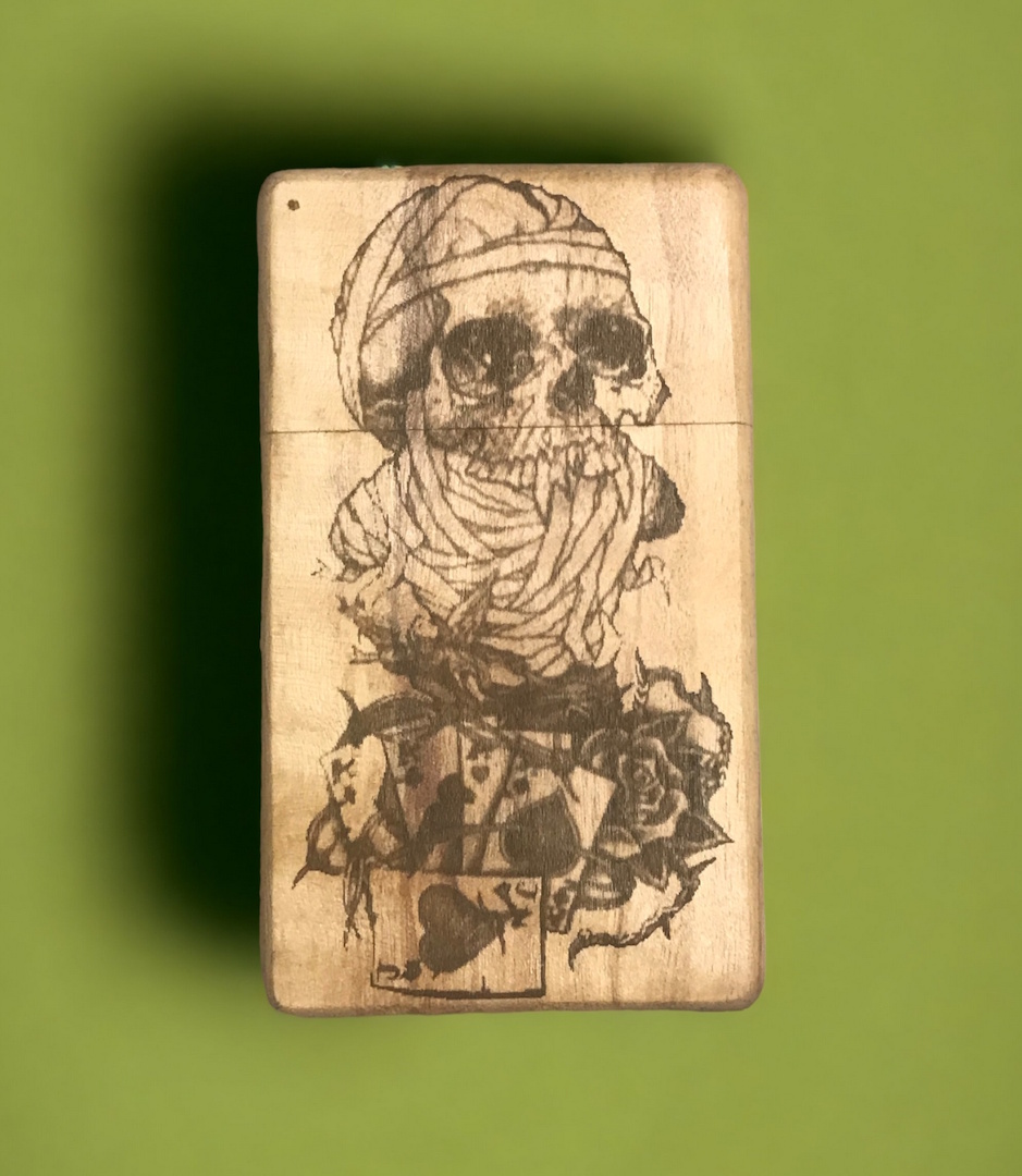 Image of a greenfoxx dugout Pushead Cards