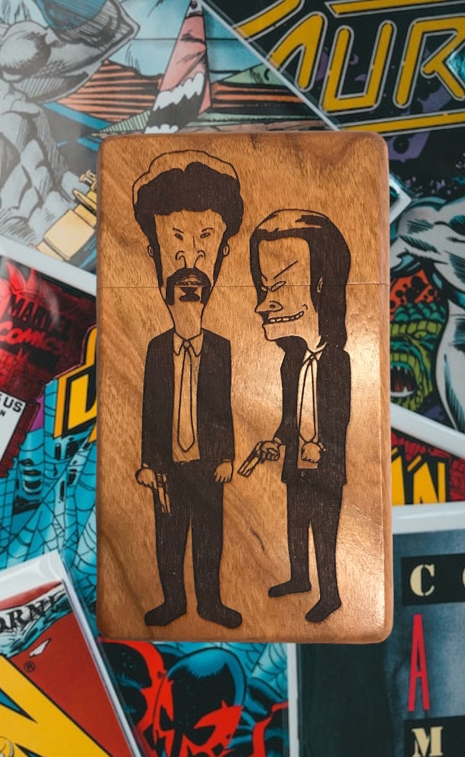 Image of a greenfoxx dugout Pulp Fiction Beavis and Butthead