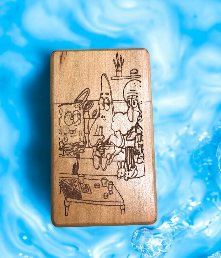Image of a greenfoxx dugout Sponge bob pot party